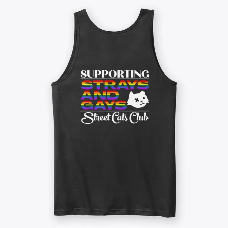 Supporting Strays and Gays Tank Top